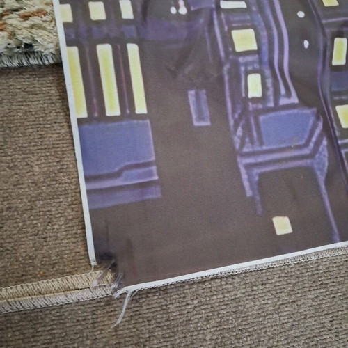 Batman city banner used, polyester for party