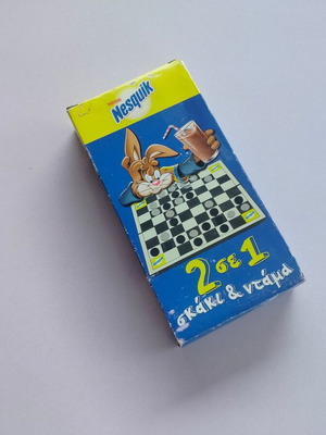 Μαγνητικό παιχνίδι Nestle Nesquik 2 σε 1 σκάκι και ντάμα μεταχειρισμένο