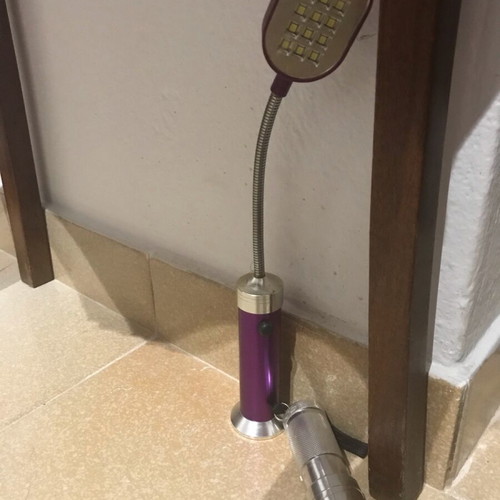 LED lights used with magnetic base, set of 3