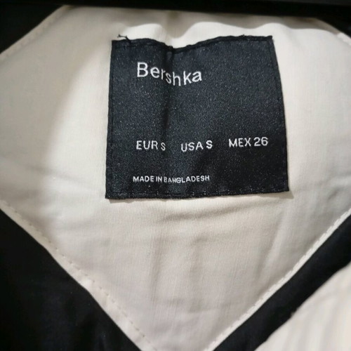 Bershka women's jacket white like new, size S