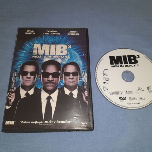 Men in Black 3 DVD used, science fiction with subtitles