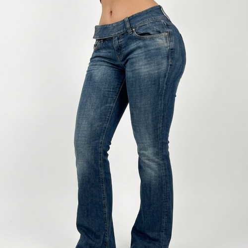 Diesel low-rise bootcut jeans like new, blue, size M 38 10