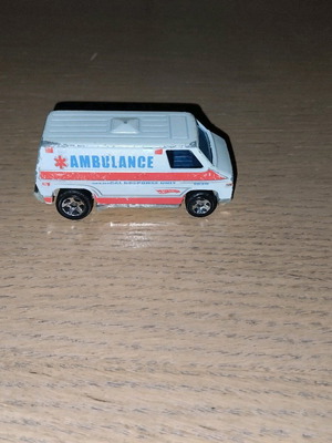 Hot Wheels used toy ambulance car
