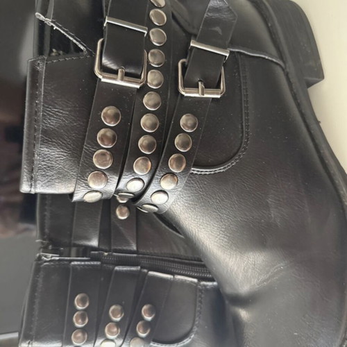 Ankle boots size 38 black like new