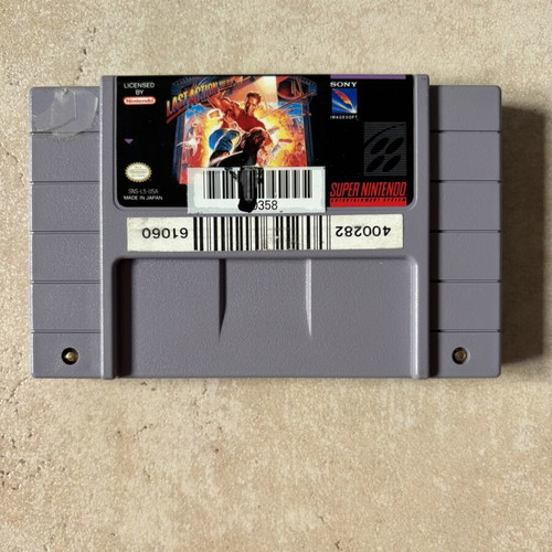 Last Action Hero Super Nintendo SNES American