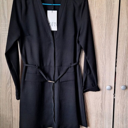 Mini black dress Zara new, size large