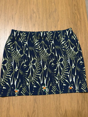 Zara skirt short like new, size L 40 12 with beads