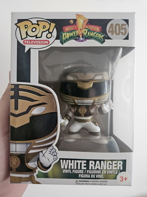 White Ranger #405 Power Rangers Funko Pop used