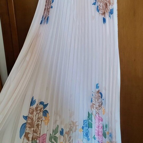 Floral satin dress new, one size, multicolor