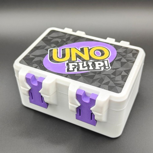 Uno Flip Card Box SnapLock case new for Uno Flip cards