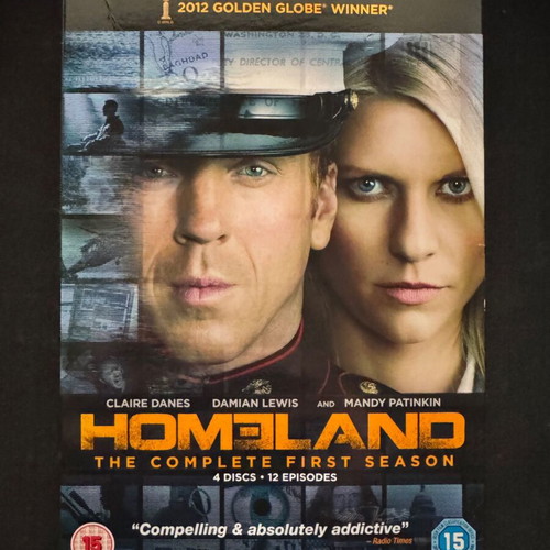 Homeland Season 1 DVD like new, thriller drama adventure series