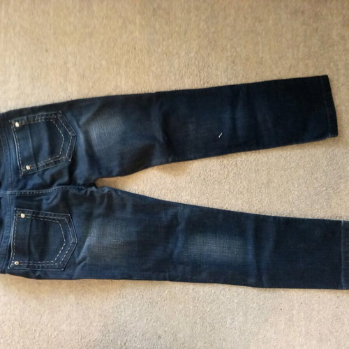 Milk and Honey denim pants used, medium size, dark blue with pockets
