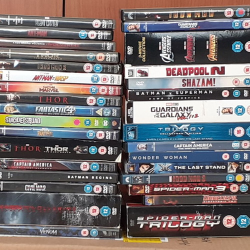 Marvel & DC DVD collection, English subtitles