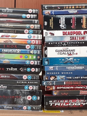 Marvel & DC DVD collection, English subtitles