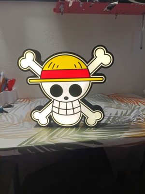 One Piece Straw Hat Pirates light sign