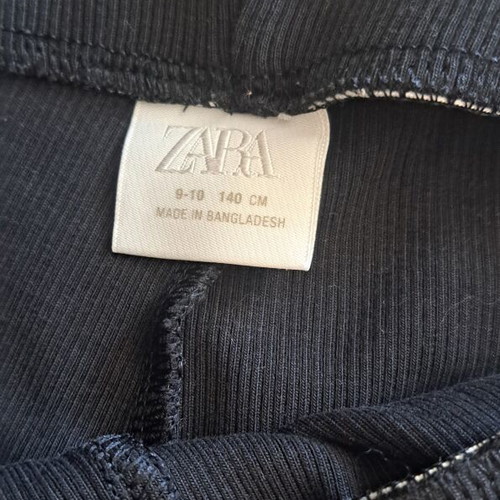 Zara Kids black flared trousers set of 2, used, sizes 9-10 years