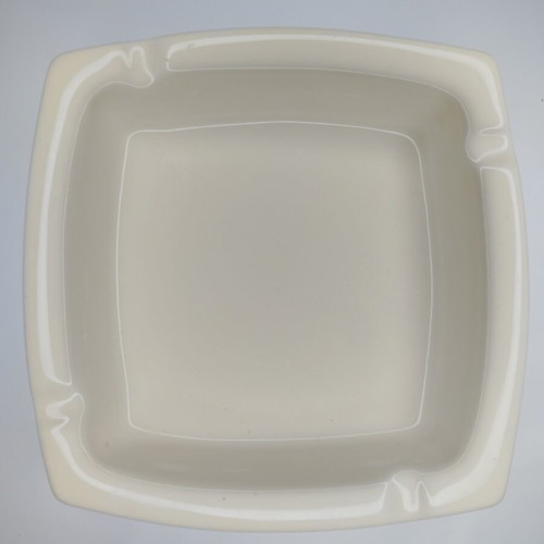 Dewar's ceramic ashtray used, 16cm x 16cm