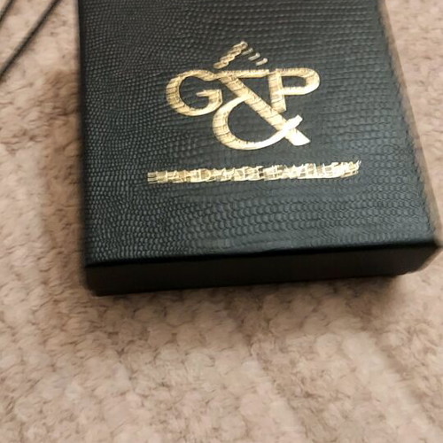 G & P handmade heart necklace .925 new