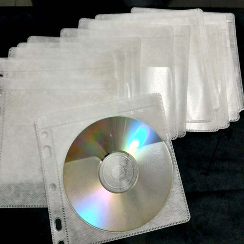 CD and DVD Sleeves pack of 8 like new, double-sided
