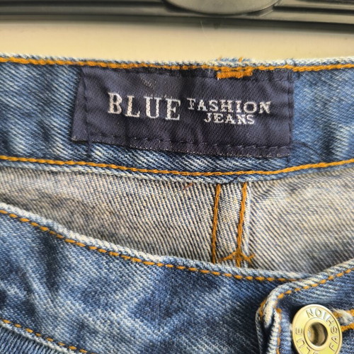 Men's XL jeans like new, 100% cotton, blue