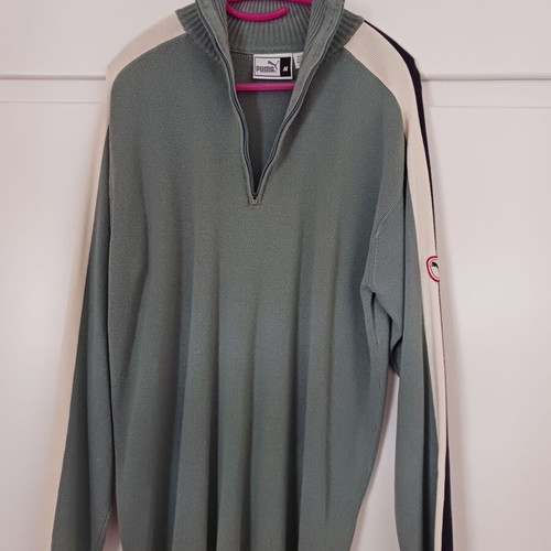 Puma men's wool sweater mint color size M new