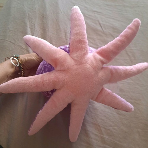 Ty plush octopus like new with glittery eyes 17 cm