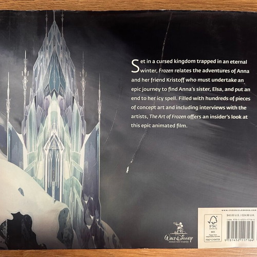 The Art of Frozen book used