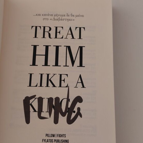 Treat Him Like a Fling book like new, psychology, Greek