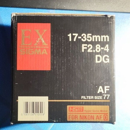 Sigma 17-35mm F2.8-4 DG HSM lens for Nikon AF D used