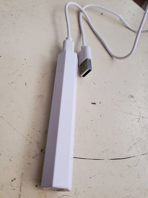 Φουρνάκι νυχιών επαναφορτιζόμενο μίνι Led με USB λευκό σαν καινούργιο