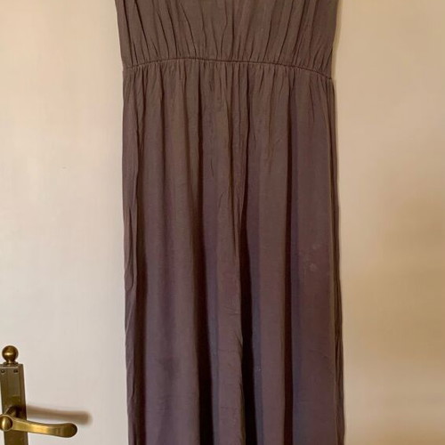 Maxi dress BM sleeveless, like new, beige-brown, size L
