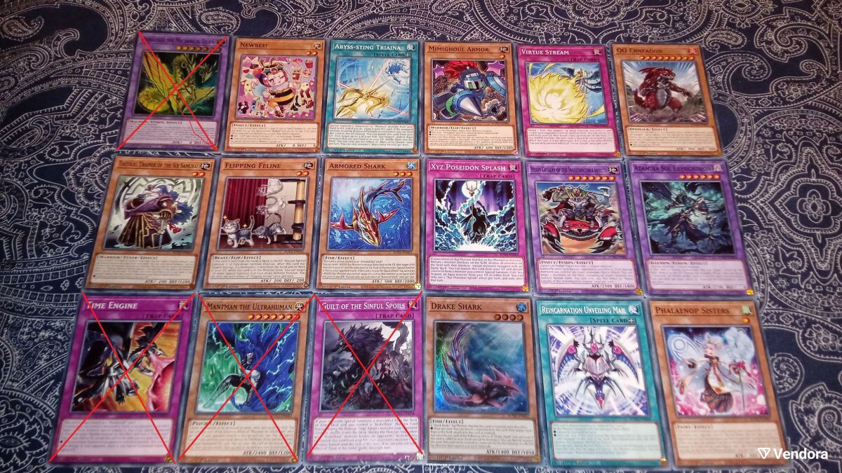 Yu-Gi-Oh! Rage of the Abyss singles cards -  2,50 - Vendora.cy