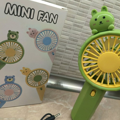 Mini fans with 2 designs, rechargeable USB, new