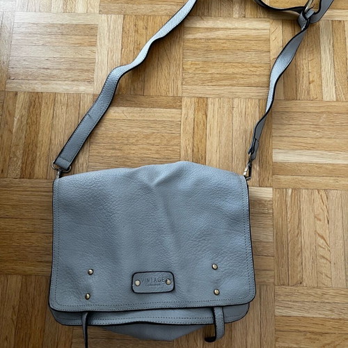 Messenger bag used, grey