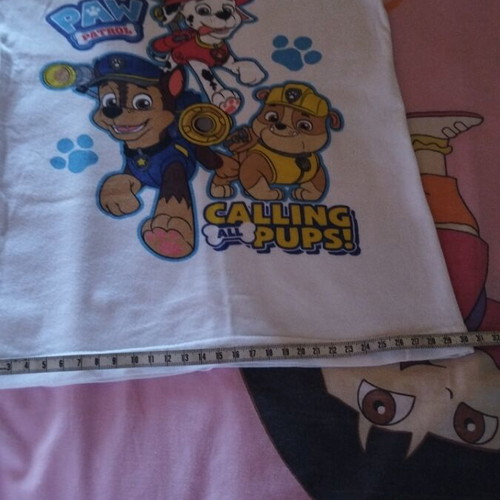 Paw Patrol T-shirt new unworn, white multicolor, for ages 2-4