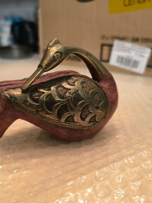 Wood and metal decorative item like new, vintage style