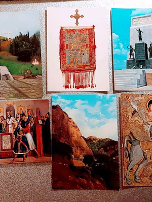 Postcards like new, set of 6 pieces 14.5x10 cm