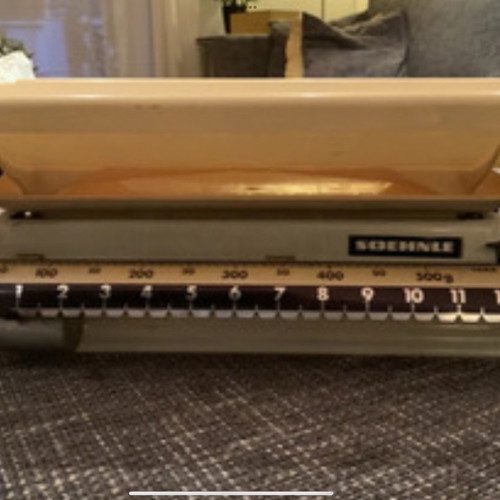 Baby scale antique used, vintage, functional