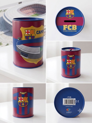 FC Barcelona Collectible Metal Money Box new, Historic Camp Nou