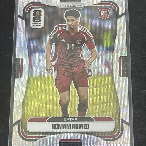 Homam Ahmed RC Silver Wave Panini World Cup card like new