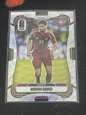 Homam Ahmed RC Silver Wave Panini World Cup card like new
