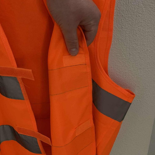 Reflective Safety Vest Orange Universal Size Like New
