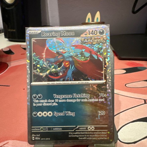 dimensions of pokemon cards 101/187 - Roaring Moon ex