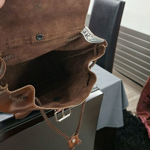J.K. Leather Backpack new, 100% genuine leather, classic brown