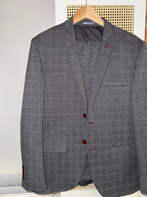 Checked suit set N54 Alter Ego Greek production like new, gray