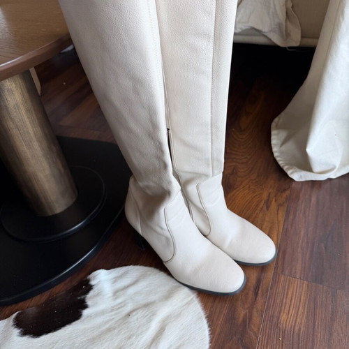 White leather boots Sante size 40 like new