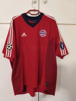 Bayern Munich 2002 Champions League jersey Michael Ballack used, authentic