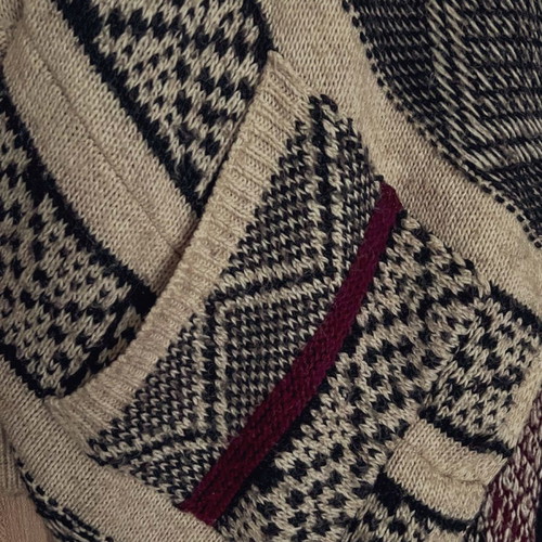 Toi Moi knitted cardigan used, vintage multicolor, size M/L