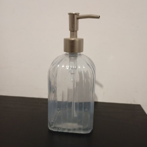 Glass Soap Dispenser Used With Plastic Pump 400ml