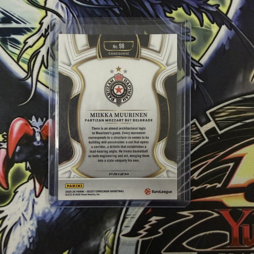 Mikka Muurinen Red Cracked Ice Panini Select Euroleague Basketball Card